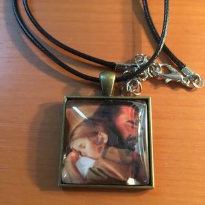 The comfort of Jesus pendant